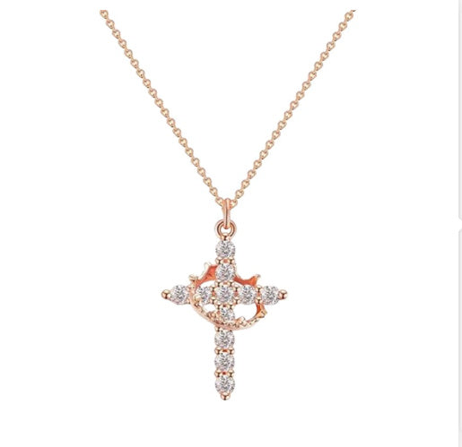 HisCrown™ Cross & Crown Necklace