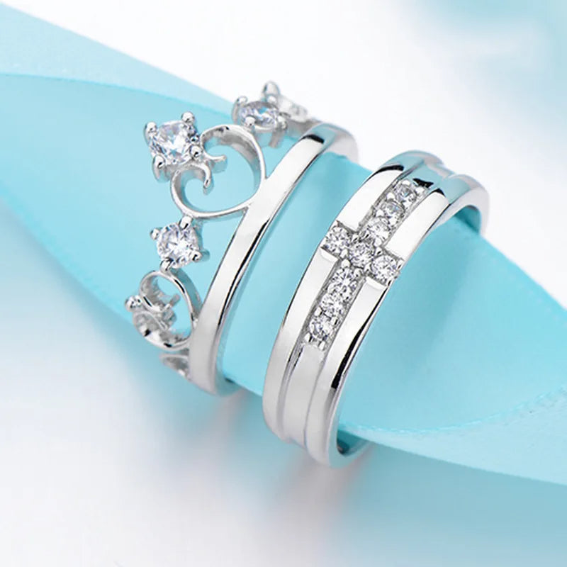 HisCrown™ Crown & Cross Ring Set